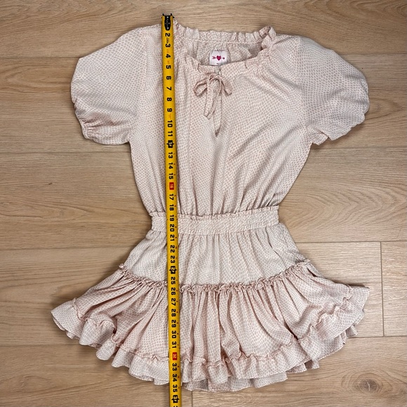 Buddy Love Coquette Dress Womens Small Mini Tiered Ruffle Milkmaid Cottage NWOT - Picture 11 of 13